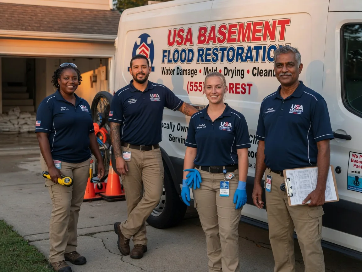 Basement Flood Cleanup company in Pope, MS